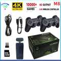 Best Retro Console 4K HD Android TV Box Wifi TV Video Dendy Game Console Built In 10000+ Games. 