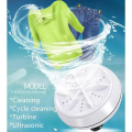 Mini Portable Ultrasonic Turbine Washing Machine Turner USB Powered. 