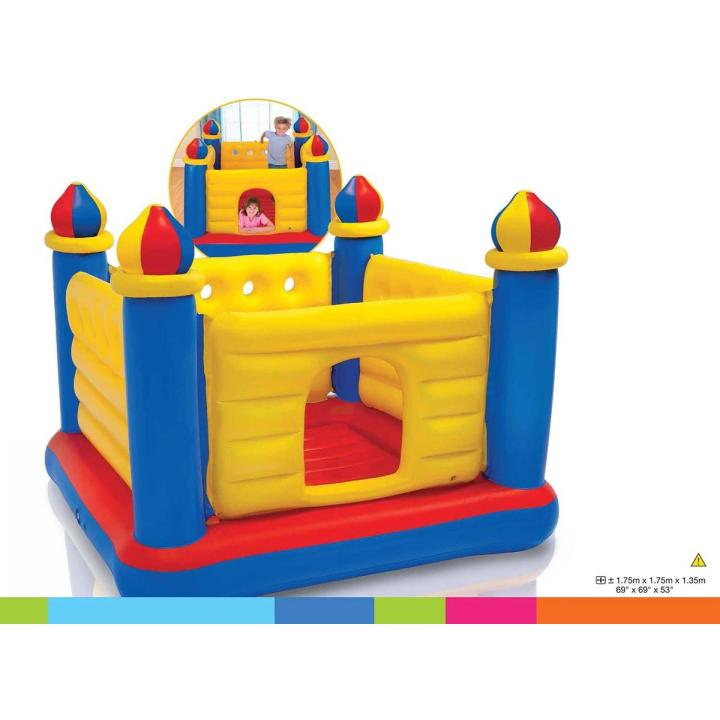 INTEX Jump-O-Lene Castle Bouncer ( 69" X 69" X 53" ) - 48259