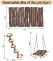 Hamster Chew Toys, Hamster Activity Toys Accessories for Teeth Care,Natural Wood Toys for Hamster, Rabbits, Bunny, Gerbil. 
