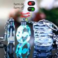 HYUNDAI Car Logo Crystal Keychain With 7- Colour Light. 