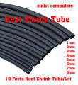 10 Feets Heat Shrink Tube 1mm To 8mm Heat Shrink Sleeving Tube Heat Shrink Tubing Shrinkable Wrap Sleeve Kit top Electronic Multiple Sizes to Choose from. 