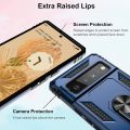Google Pixel 6 Pro Luxury Shock-Proof Armor Case Magnetic Car Ring Stand Cover Pixel 6 Pro. 