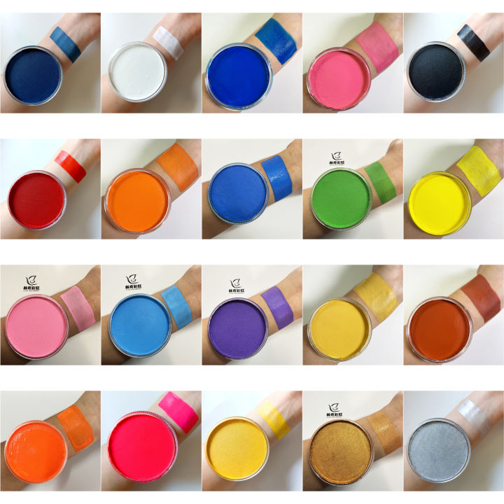 30g Face Paint Professional UV Colors Water Based Makeup Eyeliner Neon Body Art