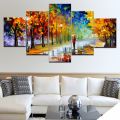 5 Piece Wall Frame Canvas Painting Poster Wall Art Home  Decoration Prints Poster Wall Art Home Décor For Living Room Decoration | 10006. 