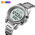 SKMEI Fashion Muslim Prayer Reminder Qibla Direction Waterproof Hijri Watches For Men Women 1667. 