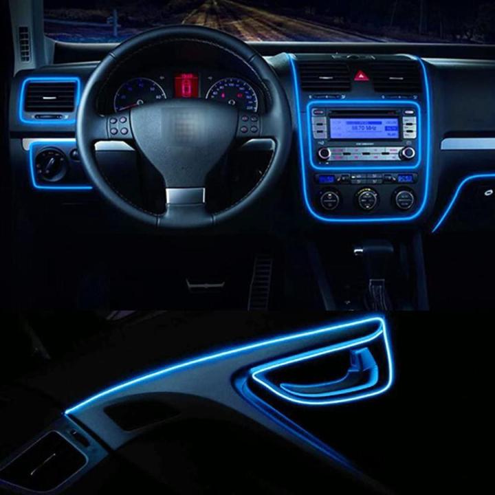 DASHBOARD EL GLOW WIRE ICE BLUE COLOR
