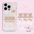 For Redmi 12C 13C 12 10C 9C 9T A1 9 10A 9A 10 A2 Note 13 10s 11s 10 12 9 11 8 Pro Max Poco M3 X5 X6 Mi 12 11 Lite Cute Hello Kitty Romantic English Cartoon Bear Pearly Card Cover. 