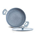 SK 16 Pieces Marble Coated Gift Pack Signature Cookware Set - Grey. 