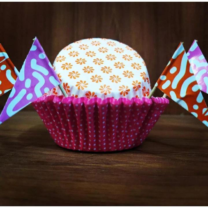 100 Pcs Paper Baking Cups Cupcake Wrappers (Big Size)Liners Muffin Cases Cake Cup Party Favors