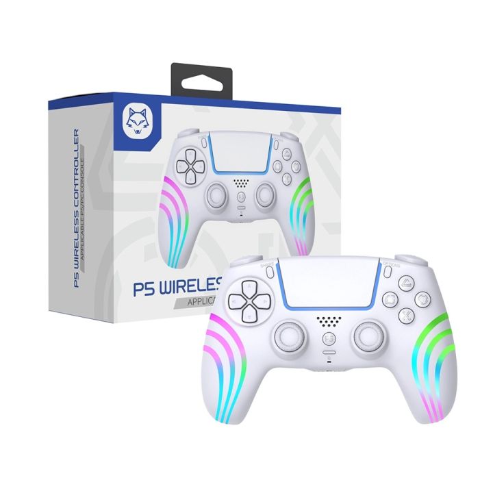 Pk Controller HS-PS5230W RGB Wireless Controller for PS5 /PS5 SLIM /PS5 PRO /PC ...