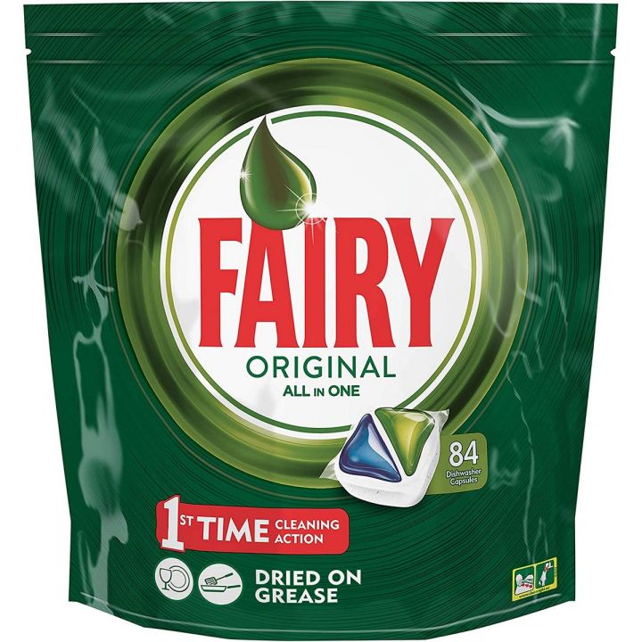 Fairy Original All In One Dishwasher Tablets 84 Tablets