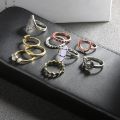 10 Pieces Multicolor  Rings For Girls. 