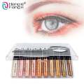 HENG FANG 10 Pcs Liquid Diamond Glitter Eyeshadows Waterproof Of Set. 