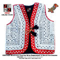Sindhi Embroidery Black Waistcoat Koti & Purse Combo Set by Zenz Pakistani Turkish Afghani Vintage Traditional Wear Fashion Girls Females Womens. 
