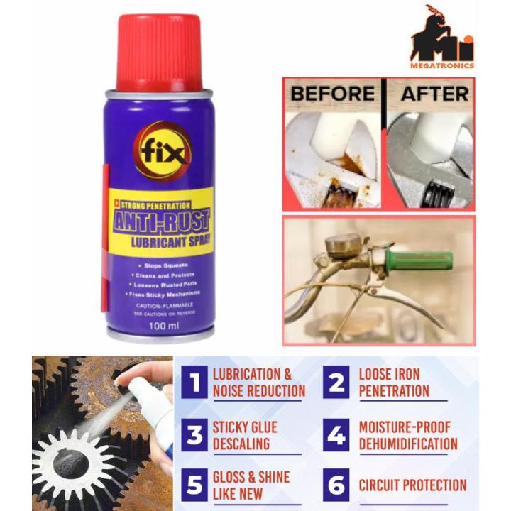 Fix Anti-Rust Lubricant Spray 450ml