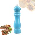 Wood Salt Pepper Mill Manual Pepper Grinder Spice Mill Kitchen Accessories-8 Inch. 