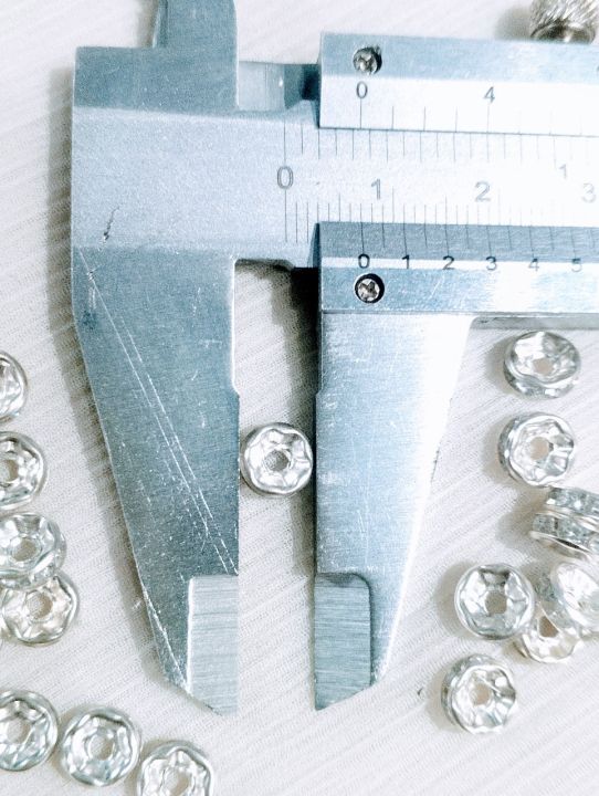 150Pcs%206mm%20Silver%20and%20Golden%20Rhinestone%20Round%20Spacer%20Beads,%20Charm%20Beads%20For%20Making%20Jewelry%20Decorative%20Beads%20with%20Artificial%20Crystal%20for%20DIY%20Jewelry%20Making,%20Bracelet%20and%20Necklace%20Beading%20Accessories%20-%20Image%202