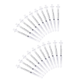 20 Pack Syringe with 27Ga 1/2 Inch Needle, Syringes with Cap 1Ml Plastic for Glue, Measuring, Watering, Industrial. 