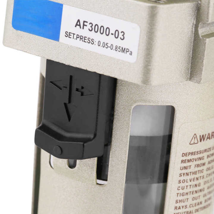 1x AF3000-03 G3/8'' Compressed Air Compressor in Line Moisture Water Filter Trap