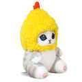 Shark Cat Fried Shrimp Cat Plush Doll Pendant Doll Room Car Bag Decor Keychain. 