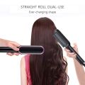 2 in 1 Electric Hair Straightener Curler Heating Styling Comb Straightening Brush - Multicolors. 
