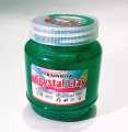 (GLITTERY DARK GREEN) Rainbow Crystal Clay For Kids Playing 8.5cm Bottle. (Non-Toxic). 