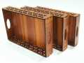 SNACKS SERVING WOODEN TRAYS FOR HOME AND OFFICE. 