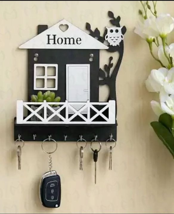 Maliq Traders Wooden Key Holder I Key Holder Wall I Key Holder For Wall I Key Holder Wall Hanger I Key Holder Wall Hanging I Key Holders I Home Design Key Holder I Decorating items I Decorating items for home I Decoration Pieces