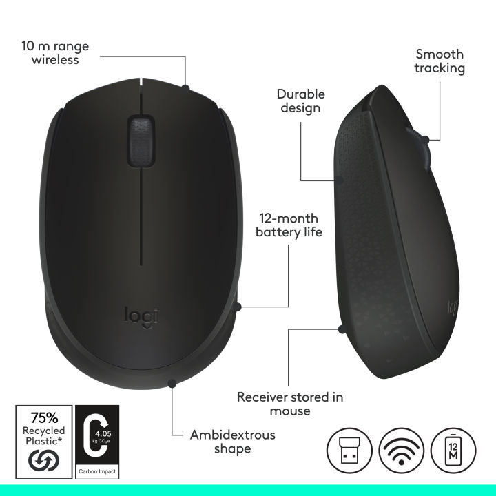 Logitech%20M170%20Wireless%20Mouse,%202.4%20GHz%20with%20USB%20Nano%20Receiver,%20Optical%20Tracking,%2012-Months%20Battery%20Life,%20Ambidextrous,%20PC%20/%20Mac%20/%20Laptop%20-%20Image%208