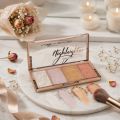 Msyaho 4 Colour Shimmer Make Up Highlighter Palette. 