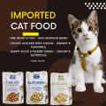 Imported Brit Care Cat Food – Fillets in Jelly – Fine Trout & Cod, Choice Chicken with Cheese, Hearty Duck & Tender Turkey – (85g Each). 