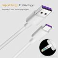 HUAWEI Genuine Official HL1289 5A USB 3.1 Type C Superfast USB Data Cable P9 / P9 Plus / P10 / P10 Plus/Mate 9 / Nova/Nova 2 - White (Bulk Packed). 