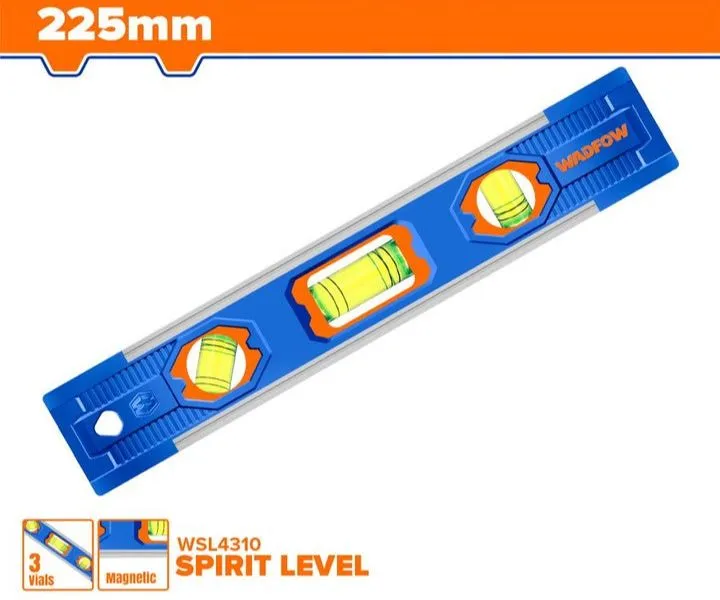 Hand Level Block Hand Level 9 Inch Magnetic Spirit level 225mm Magnetic Hand Level ...