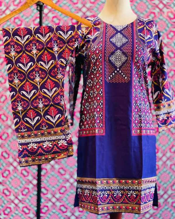 Stylish%20Era%20Stitched%203D%20Printed%20jacket%20style%202pc%20Dress%20for%20Women%20-%20Image%203