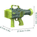 Petrella 32-Hole Bubble Gun Bazooka – Automatic Bubble Blower Machine for Kids | Fun Outdoor Toy, TikTok Trend Gift for Ages 3–12. 