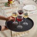 Round Fiberglass Non-Slip Serving Tray 18 Inch. 