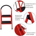 2 Step Folding Ladder Red. 
