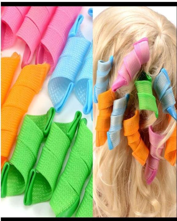 Pack of 19 - Magic Leverage Hair Curlers & Rollers Soft Foam Anion Bendy Magic Hair Curler Roller Magic Circle Hair Styling Rollers Curlers Leverag