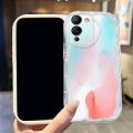 VRQR Wavy Edge Phone Case For infinix note 12 Turbo G96 Mobile cover Shockproof Gradient Pattern Back Cover infinix X670. 