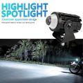 2-PCS Mini Driving Motorcycle Led Light 20w Dual Tone 3-Wires Fog Led For motorcycle, Car, Jeep. Led lights for bikes. 