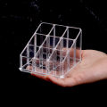 Lipstick Holder Make-up Organizer Cosmetic Storage Box Lip Gloss Storage Rotating Display Stand Transparent Plastic Storage Box. 