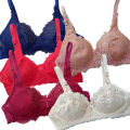 FairyShop Cotton Bra Soft Non-padded in Net - ZC9. 
