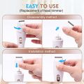 Blawless 3 in 1 Bikini Trimmer, Eyebrow Trimmer, Facial Hair Remover for Women 3 In 1, Face Shavers, Electric Razors for Women, Body Hair Removal for Pubic Hair, Face, Legs, Hand and Underarm, USB Rechargeable,. 