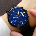 Men's Watches -Luxury Men Business Quartz WristWatch- Leather Bracelet Watch Sports Casual Male Luminous Clock. 