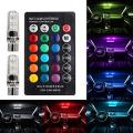 RGB Multicolor LED Parking Bulbs with Remote – Pack of 2. 