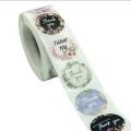 500pcs/Roll Mailing Supplies For Gift Bags Roll Flower Sticker Label. 