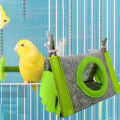 Hamster Hideaway Tent Triangle Structure Keep Warm Shelter Bird Parrot Nest Small Animal Sleeping Bed Pet Supplies. 
