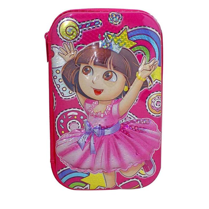 Pencil Box for Kids 3D Zipper Geometry Box for Boys  & Girls 25 Grams Pack of 1