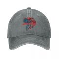 Anuel AA Music Men Women Baseball Cap Real Hasta La Muerte Distressed Denim Caps Hat Outdoor All Seasons Travel Snapback Cap. 